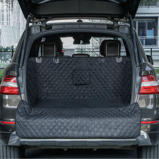 Dog Cargo Liner for SUVs - Waterproof Large Non-Slip Pet Trunk Mat with Bumper Flap Protector, Universal Fit for SUVs, Sedans, Vans