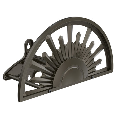 GOFORWILD Garden Hose Holder Heavy Duty Holds 125-Feet of 5/8-Inch Hose for Outside Yard Lawn Farm Made of Gauge Steel for Outside Yard, Bronze, Decorative Hose Butler Sturdy Water Hose Rack, Durable Wall Hose Hanger
