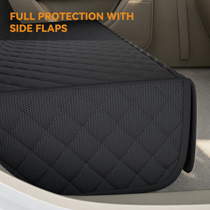 PETICON Back Seat Cover for Dogs and Kids - Waterproof Non-Slip Car Seat Protector for Large SUVs & Trucks, Durable & Scratch-Resistant Pet Backseat Bench Cover, Easy to Clean