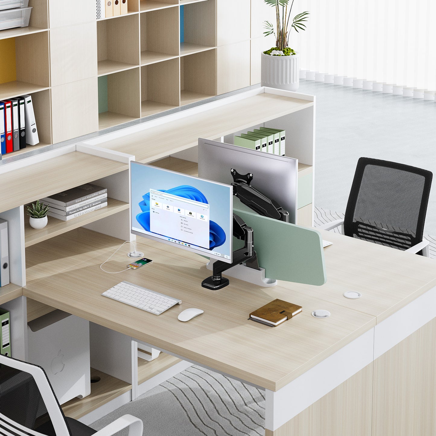 LIFTGO Single Monitor Mount for Desk, Monitor Articulating Arm for max 32inch, Adjustale VESA Monitor Stand for Computer Screen, Clamp and Grommet Base, VESA 75x75/100x100