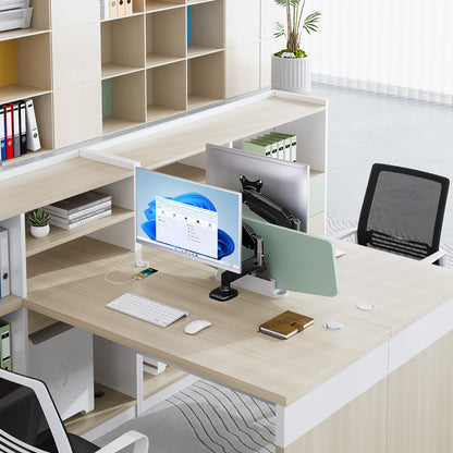 LIFTGO Single Monitor Mount for Desk, Monitor Articulating Arm for max 32inch, Adjustale VESA Monitor Stand for Computer Screen, Clamp and Grommet Base, VESA 75x75/100x100